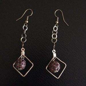 Chain link earrings